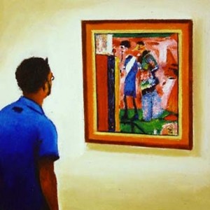 Looking at art