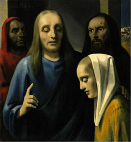 christ-adulteress