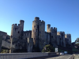 A view of Conwy Castle today.