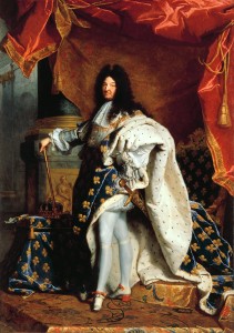 Hyacinthe Rigaud's portrait of Louis XIV of France (c/o Wikipedia)