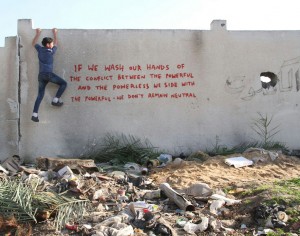 Banksy's new pieces in Gaza are calling the world to action