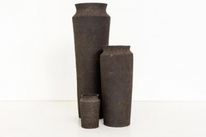 Vases made from radioactive sludge by Unknown Fields c/o fasttocreate.com