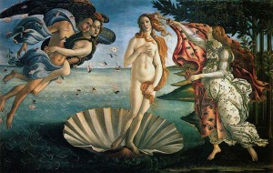 Botticelli's "Birth of Venus" (c/o uffizi.org)