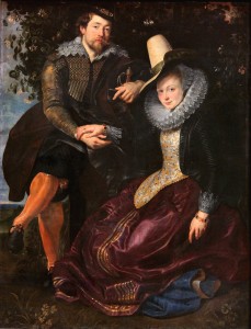 Peter Paul Rubens' "Self-Portrait with Isabella Brandt," 1610. c/o wikipedia