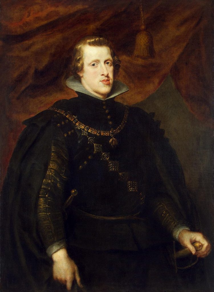 Rubens' portrait of King Philip IV. Image c/o wikimedia.org.