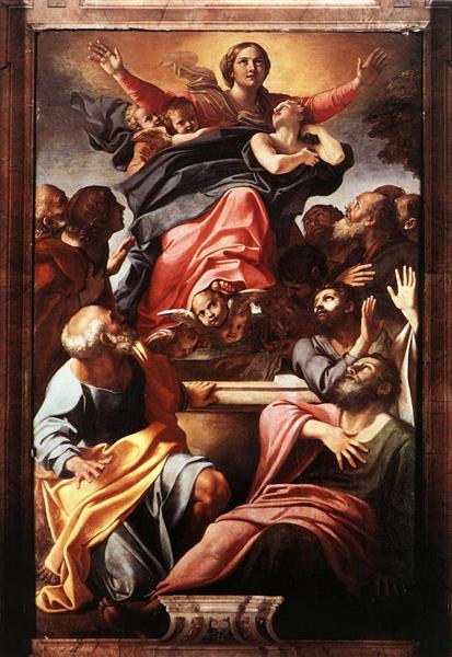 Annibale Carracci's Assumption of the Virgin. Image c/o Wikiart.