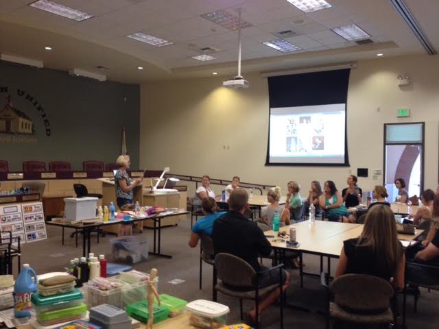 Amy leading the September 7 training. Image c/o Amy Scherschligt and Heidi Grasty