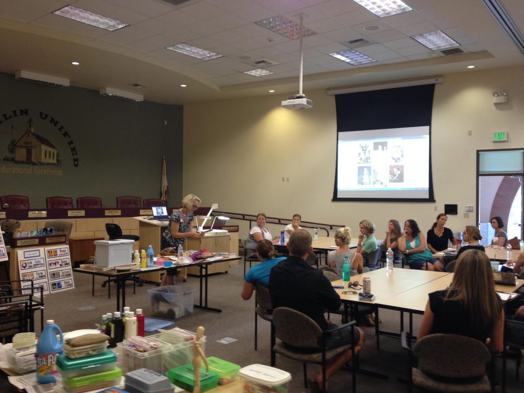 Amy leading training at the September 7 training. Image c/o Amy Scherschligt and Heidi Grasty.