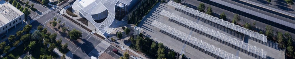 The Manetti Shrem Museum of Art, seen from above. Image c/o manettishremmuseum.ucdavis.edu