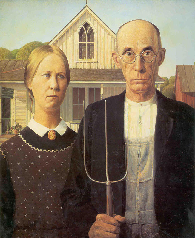 American Gothic Grant Wood