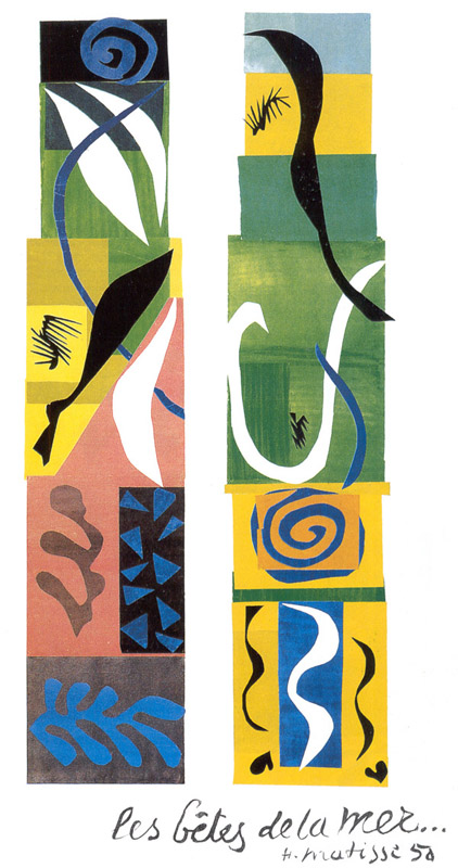 Beasts Of The Sea, Matisse, 1950.