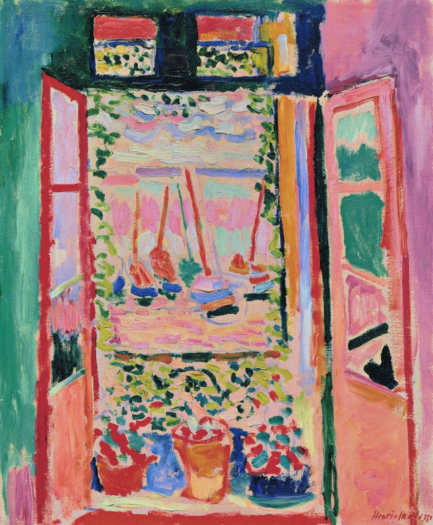 The Open Window, Matisse, 1905.