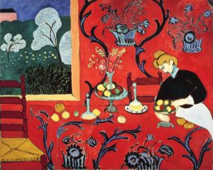 Harmony in Red (The Dessert), Matisse, 1908.