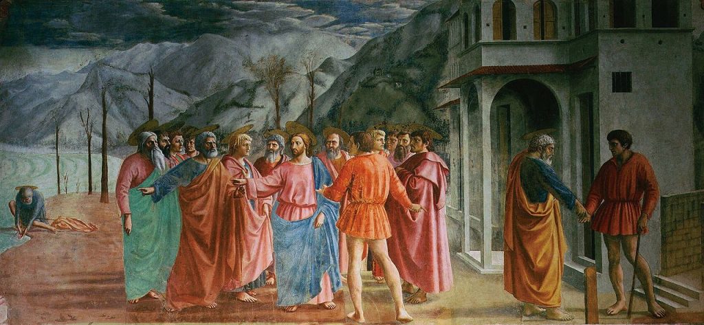 The Tribute Money, Masaccio