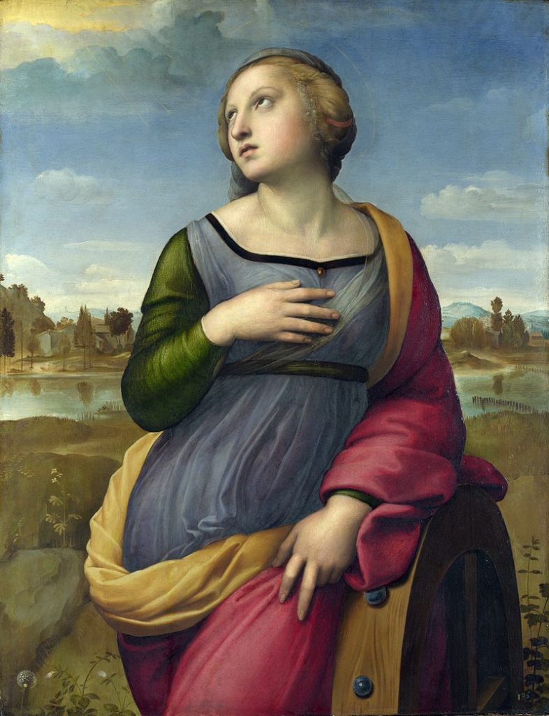 St. Catherine of Alexandria, Raphael.