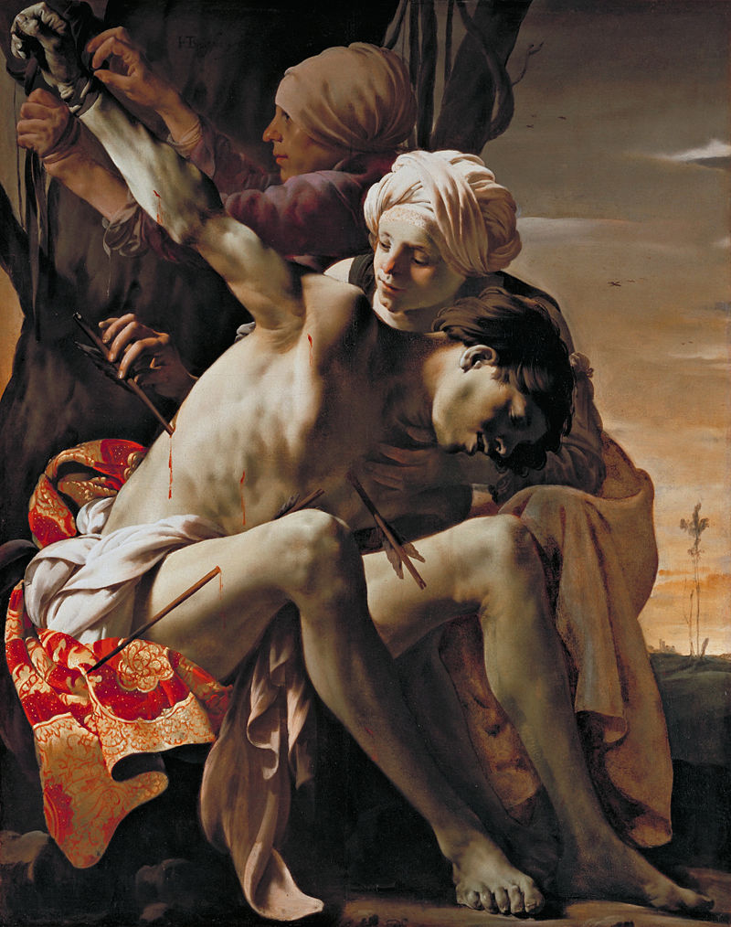 St. Sebastian Tended by St. Irene, ter Brugghen