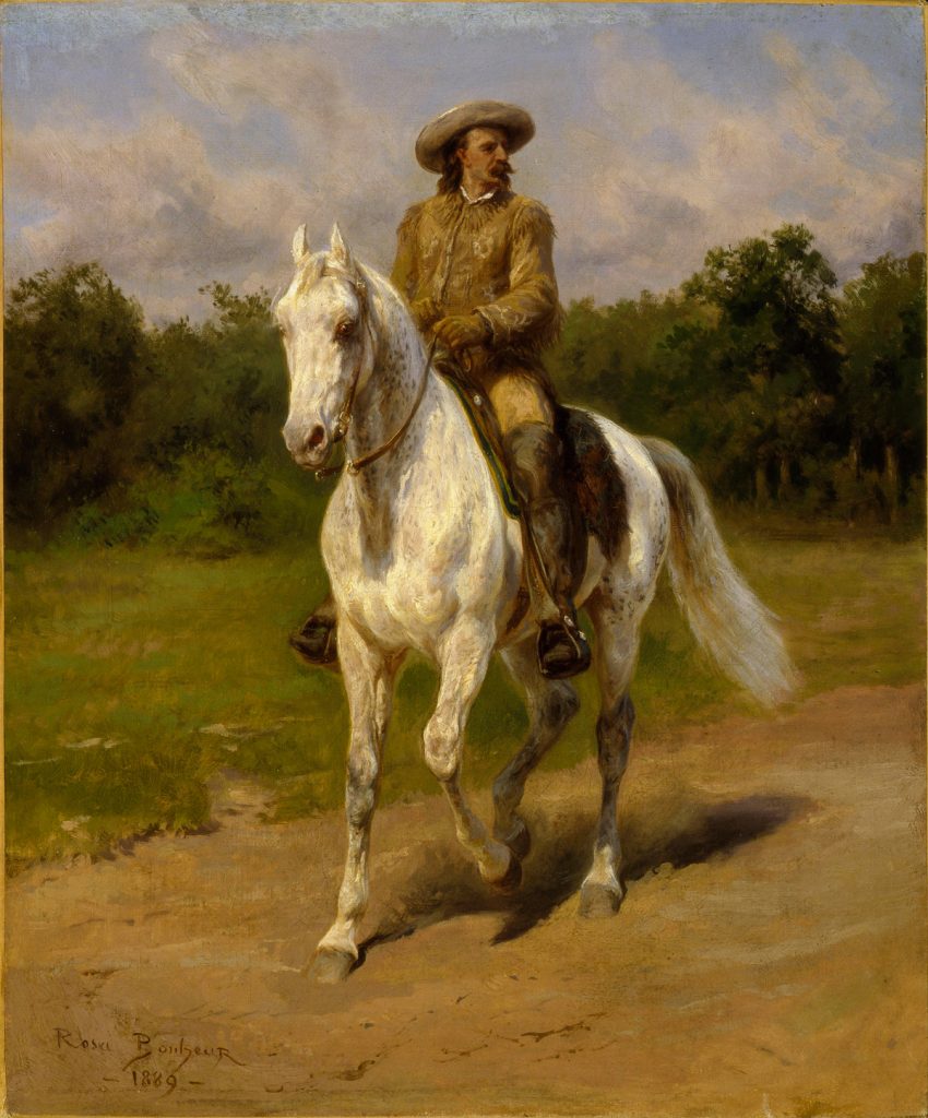 Col. William F. Cody by Rosa Bonheur, 1889. Image c/o Art Docent Program.