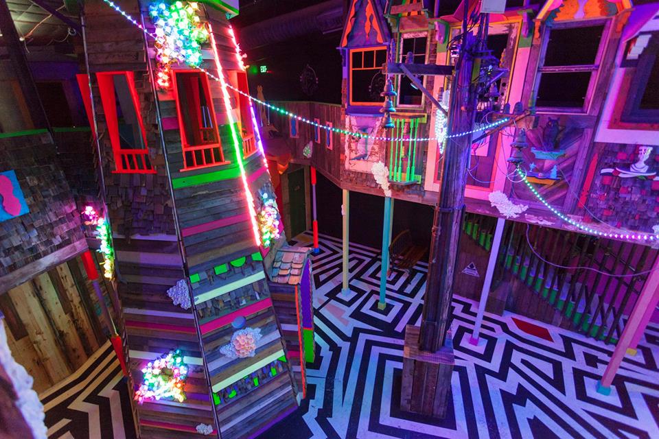 Inside Meow Wolf's House of Eternal Return. Image c/o Meow Wolf's Facebook page.