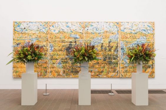 A past Bouquets to Art exhibit. Image c/o fshmagazine.com via Pinterest.