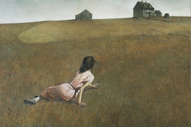 Christina's World by Andrew Wyeth. Image c/o the Art Docent Program.