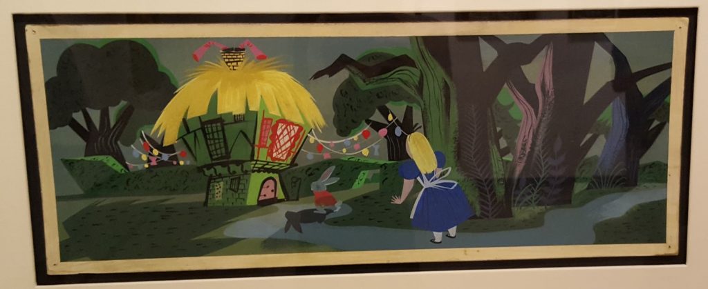 Mary Blair, Alice Follows the White Rabbit, 1951.