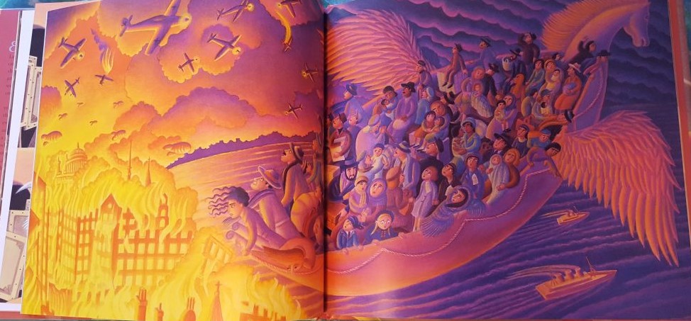 Two illustrated pages from Out of This World.