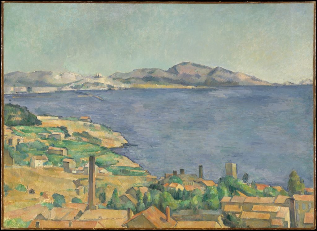 The Gulf of Marseilles Seen from L'Estaque, Paul Cézanne, c. 1885