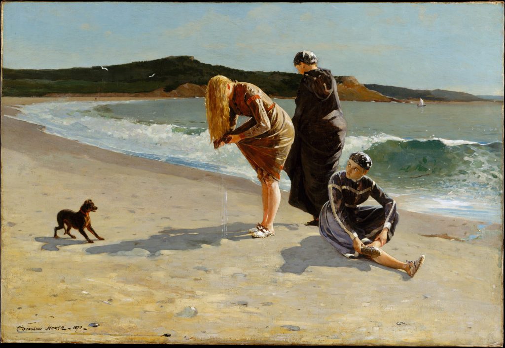 Eagle Head, Manchester, Massachusetts (High Tide), Winslow Homer, 1870 