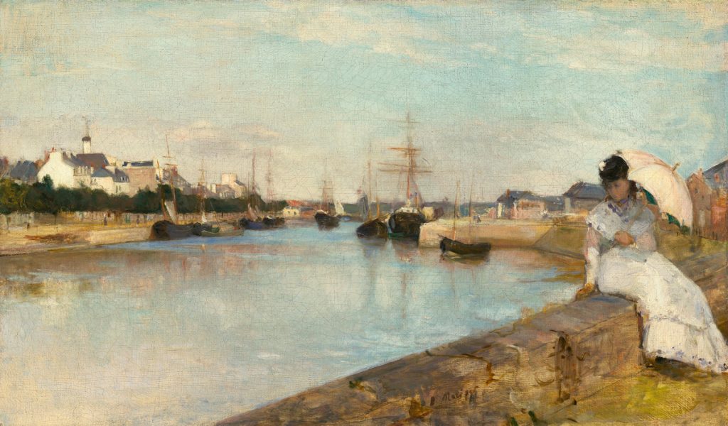  The Harbor at Lorient, Berthe Morisot, 1869