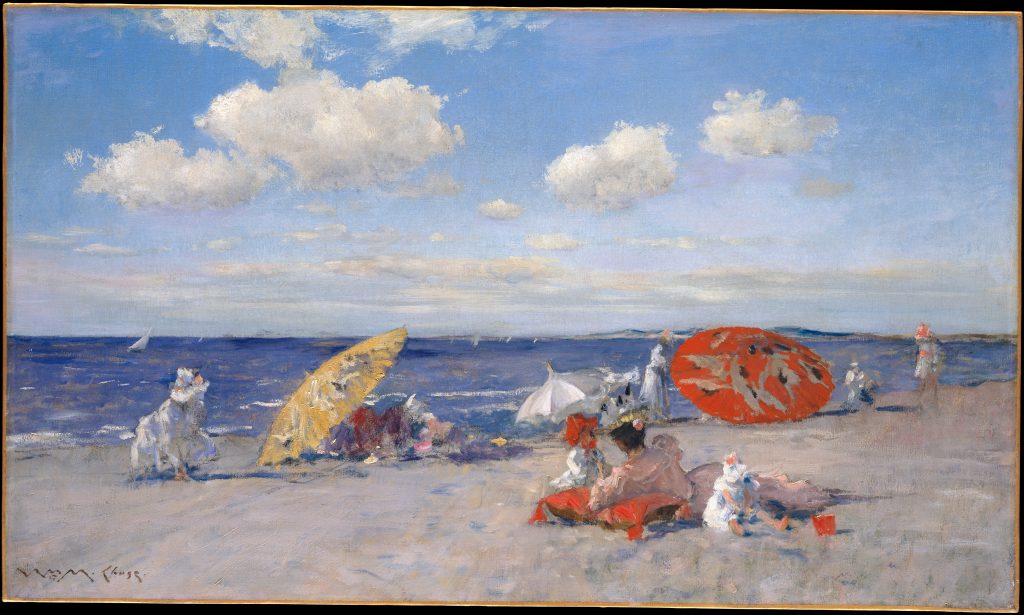 At the Seaside, William Merritt Chase, c. 1892